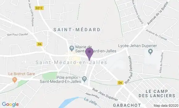 Localisation Saint Medard En Jalles - 33160