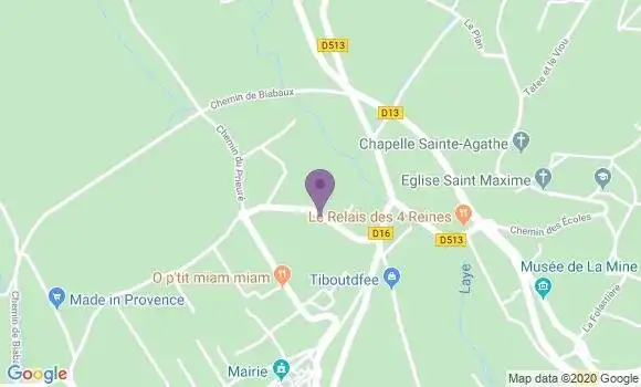 Localisation Dauphin et Saint Maime Bp - 04300
