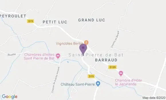 Localisation Saint Pierre de Bat Ap - 33760