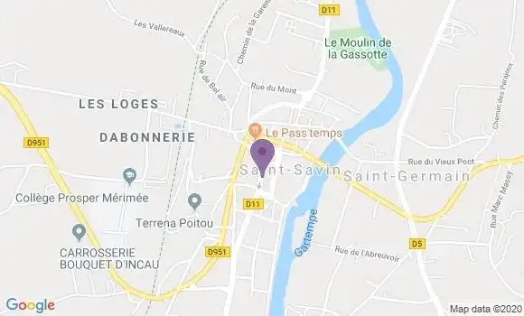 Localisation Saint Savin - 33920