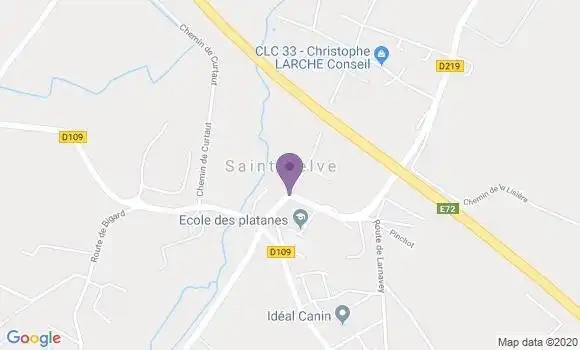 Localisation Saint Selve Bp - 33650
