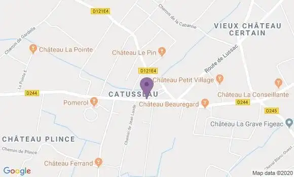 Localisation Saint Sulpice de Faleyrens Bp - 33330