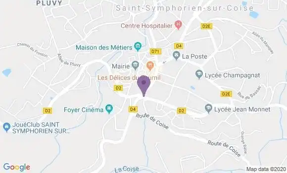Localisation Saint Symphorien Bp - 33113