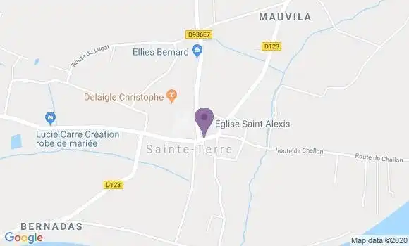 Localisation Sainte Terre Bp - 33350