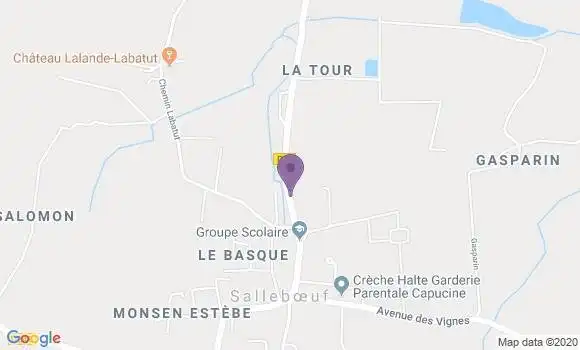 Localisation Salleboeuf Bp - 33370