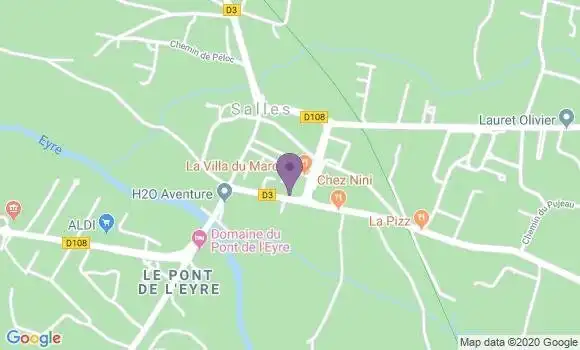 Localisation Salles - 33770