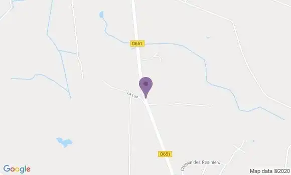 Localisation Saucats Bp - 33650