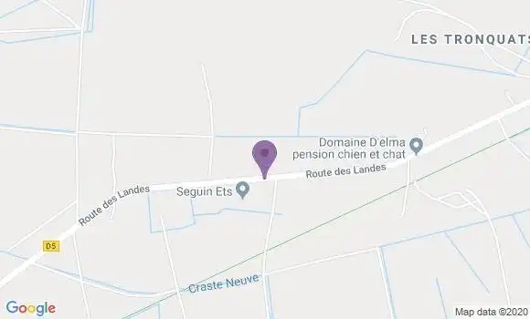 Localisation Saumos Ap - 33680