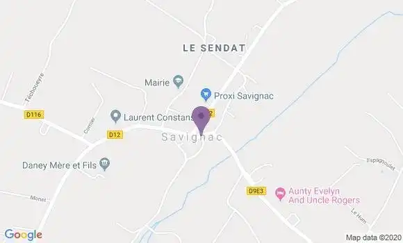Localisation Savignac Ap - 33124