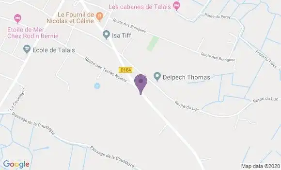 Localisation Talais Ap - 33590
