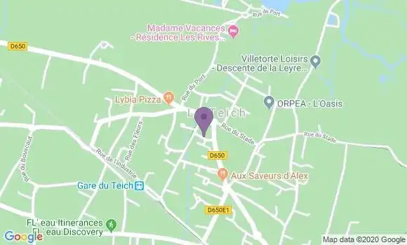 Localisation Le Teich Bp - 33470