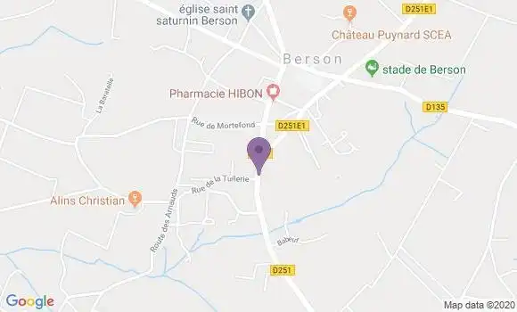 Localisation Teuillac Ap - 33710