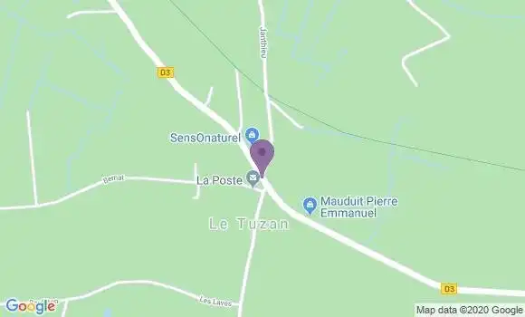 Localisation Le Tuzan Ap - 33125