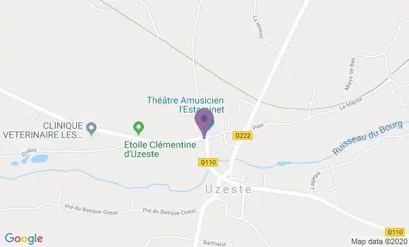 Localisation Uzeste Ap - 33730