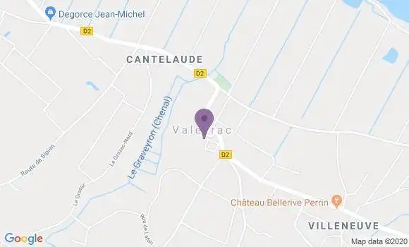 Localisation Valeyrac Ap - 33340