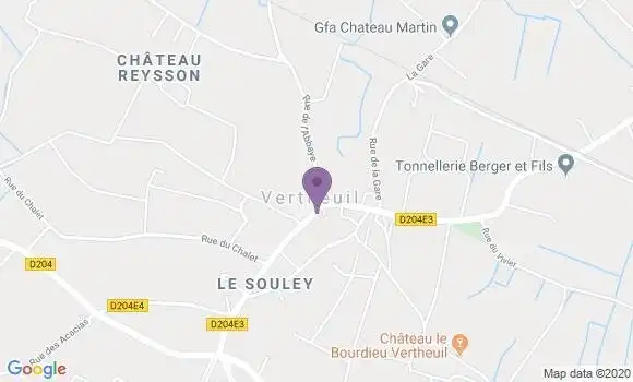 Localisation Vertheuil Ap - 33180