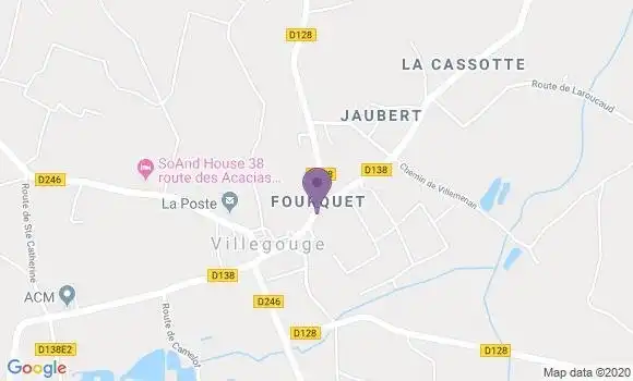 Localisation Villegouge Ap - 33141