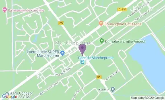 Localisation Marcheprime Bp - 33380