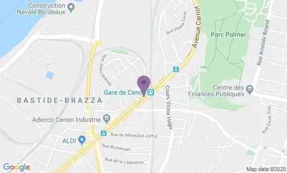 Localisation Cenon Jean Jaures Bp - 33150