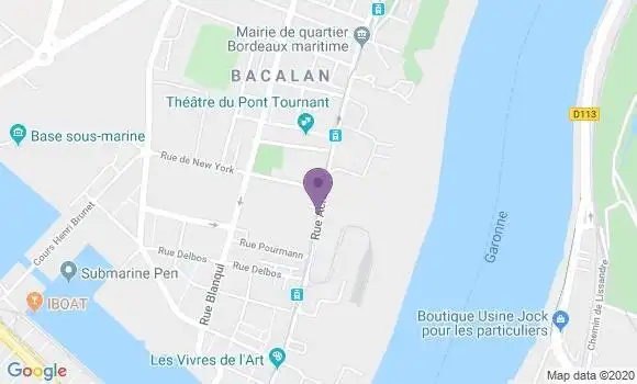 Localisation Bordeaux  Achard Bp - 33300