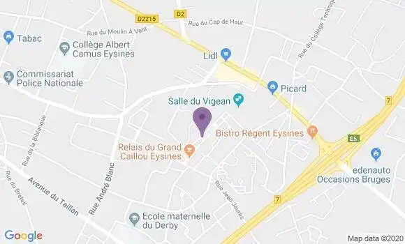 Localisation Eysines Grand caillou Bp - 33320