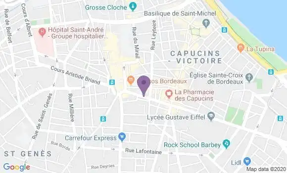 Localisation Bordeaux Victoire - 33800