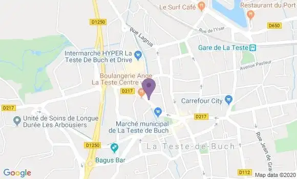 Localisation Cazaux Bp - 33260