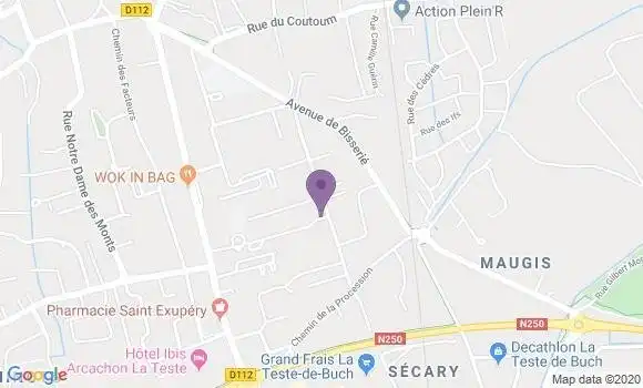 Localisation Arcachon Flemming Ap - 33120