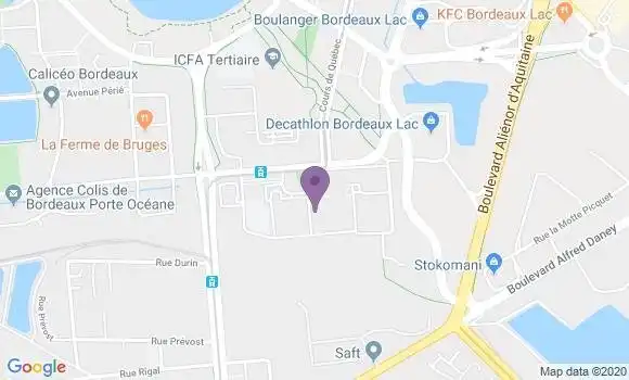 Localisation Bordeaux  les Aubiers Bp - 33300