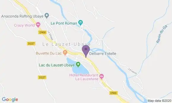 Localisation Le Lauzet Ubaye Bp - 04340