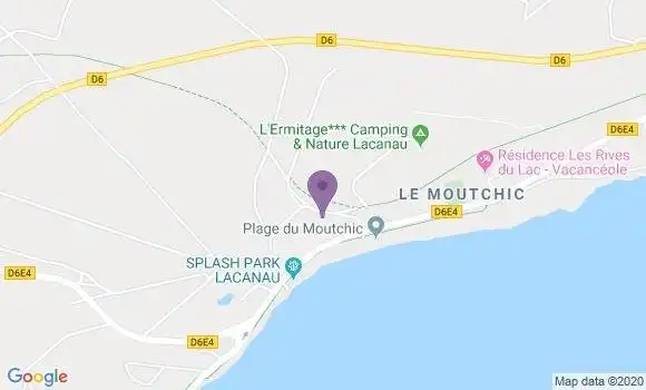 Localisation Lacanau Medoc Ap - 33680