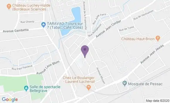 Localisation Pessac Debussy Bp - 33600