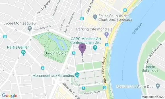 Localisation Bordeaux Bourse Bp - 33000