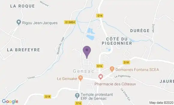 Localisation Pessac Toctoucau Ap - 33600