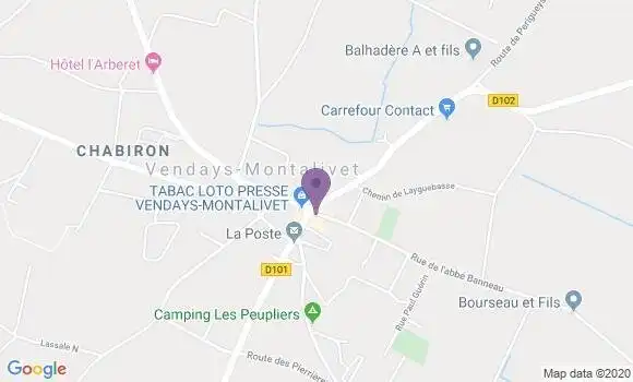 Localisation Vendays Montalivet Ap - 33930