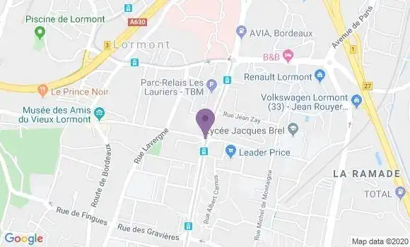 Localisation Lormont Carriet Bp - 33310