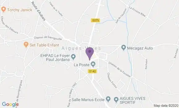 Localisation Aigues Vives Ap - 34210
