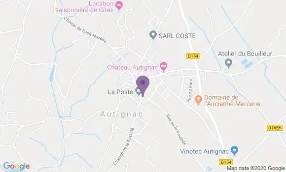 Localisation Autignac Bp - 34480