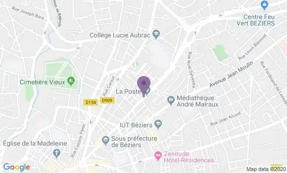 Localisation Beziers Principal - 34500