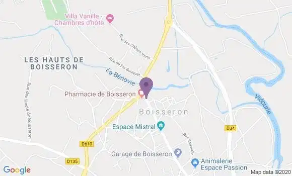 Localisation Boisseron Bp - 34160