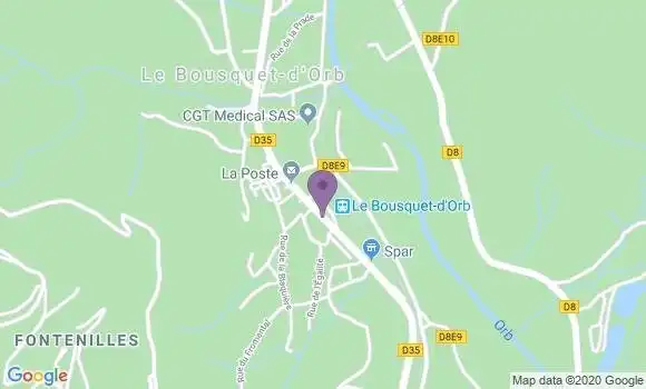 Localisation Le Bousquet d