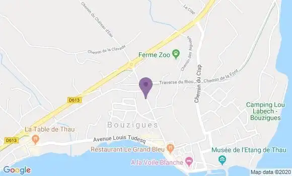 Localisation Bouzigues Bp - 34140