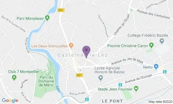 Localisation Castelnau le Lez - 34170