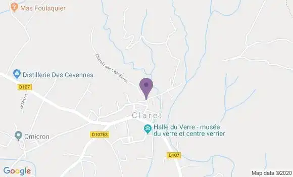 Localisation Claret Bp - 34270