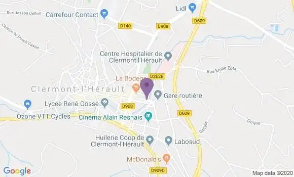 Localisation Clermont l