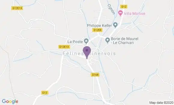 Localisation Felines Minervois Ap - 34210