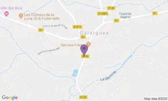 Localisation Galargues Bp - 34160