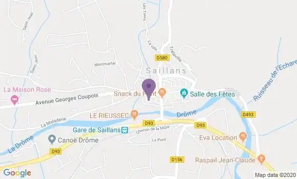 Localisation Montclar Ap - 04140