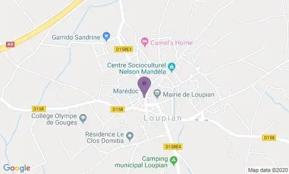 Localisation Loupian Bp - 34140