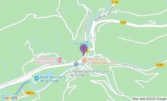 Localisation Lunas Bp - 34650
